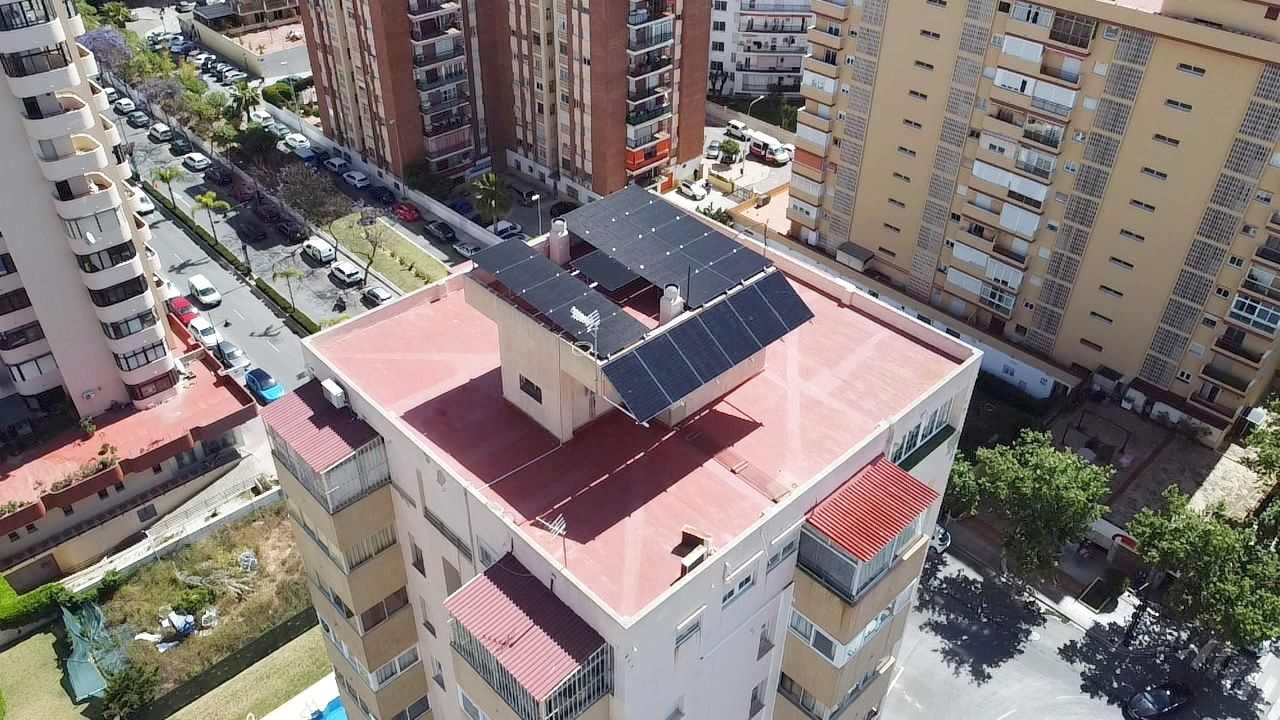 Instalación solar comunidad Fuengirola
